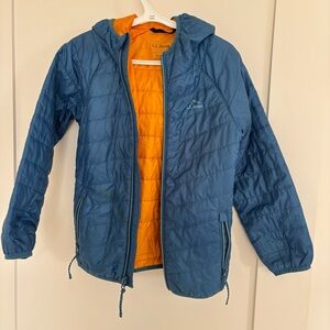 L.L. Bean Kids' Blue Lightweight Hooded Jacket